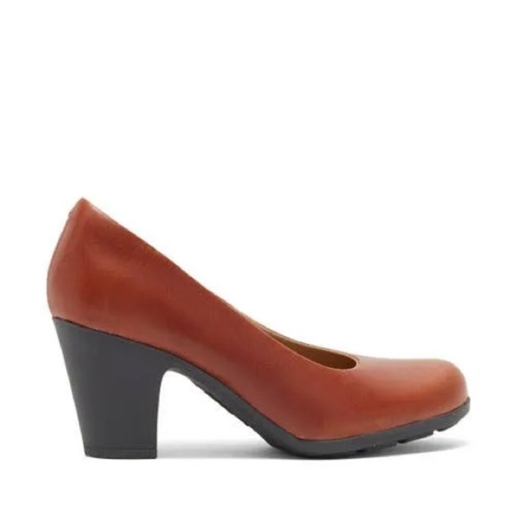 Sofft Shoes Nasia Brown Leather Workwear Comfort Pumps X142 - Picture 2 of 16